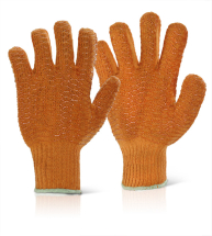 Yellow Criss Cross Grip Gloves